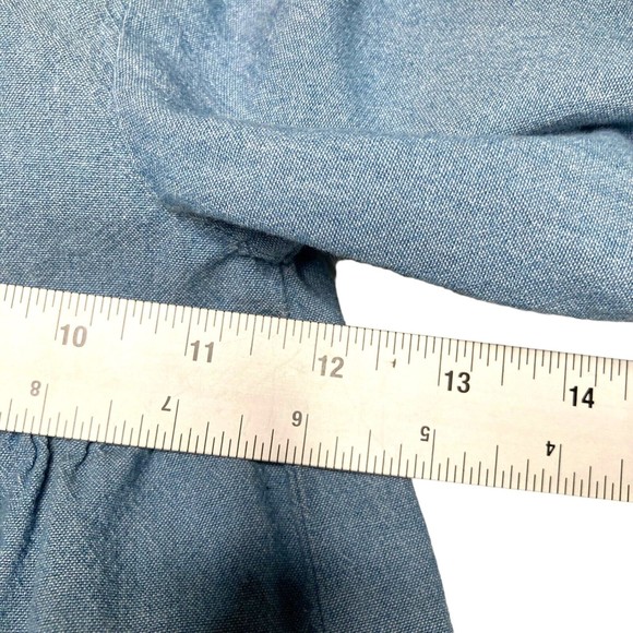 Carters Blue Chambray Shirt Dress Size 4 - Picture 6 of 10
